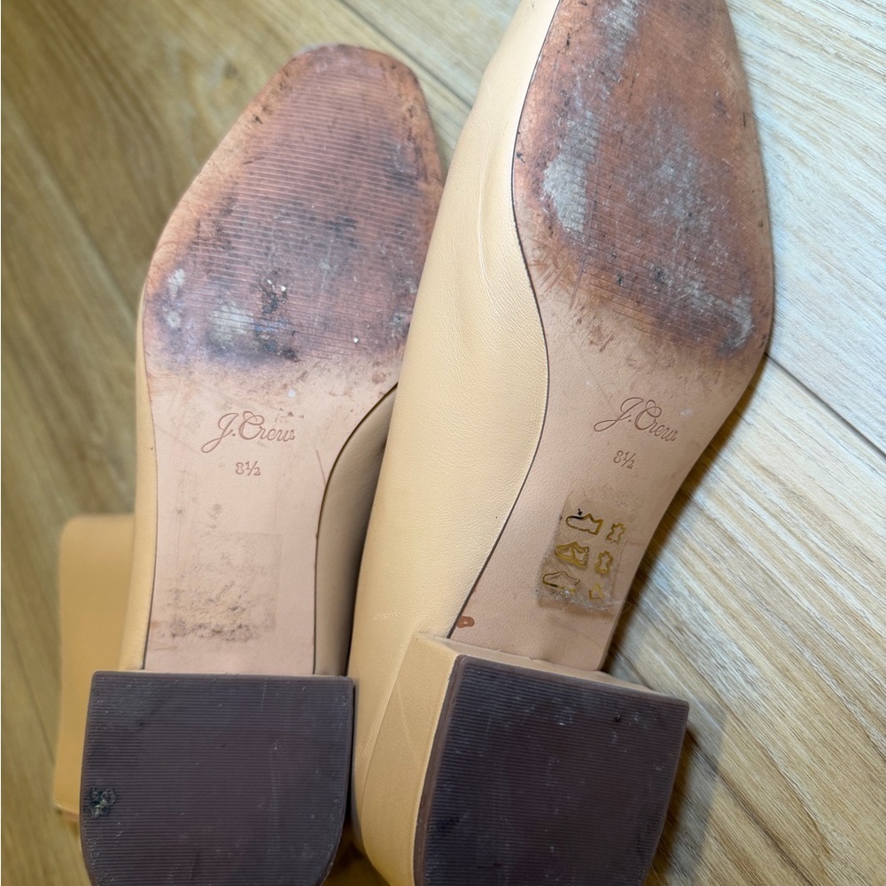 J Crew Roxie Women’s Nude Leather Boots - Picture 4 of 8